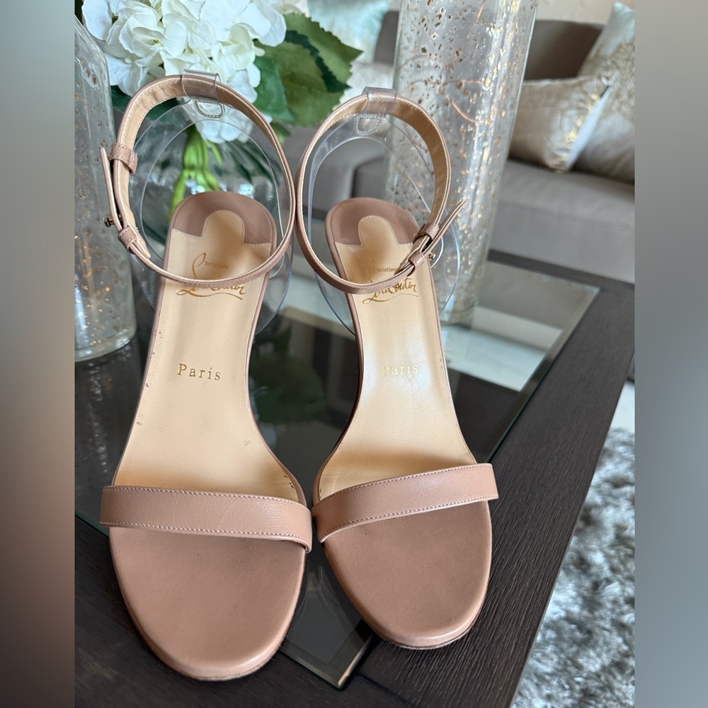 AUTHENTIC Christian Louboutin Jonatina 100 Strappy Stilleto Sandals US 9.5/EU 41